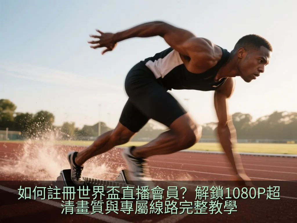 如何註冊世界盃直播會員？解鎖1080P超清畫質與專屬線路完整教學